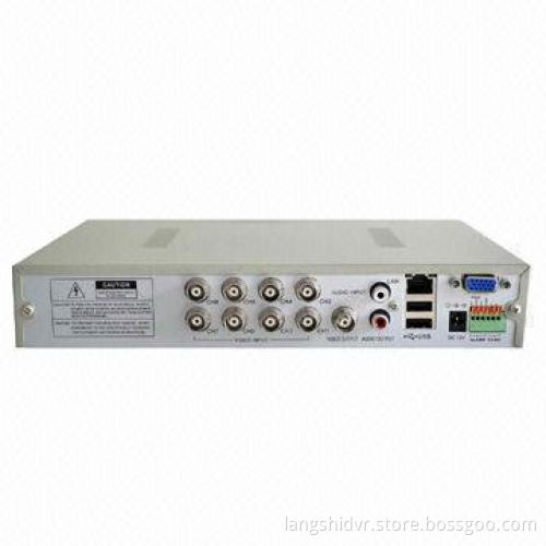 DVR CCTV with PTZ, VGA, Alarm, Mobile View, Free DDNS Server, Cloud Technology, 3G and Wi-Fi